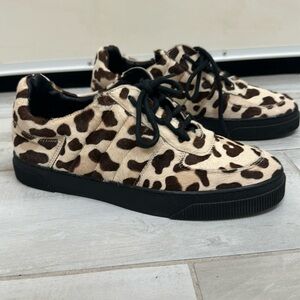 Proenza schouler cheetah print platform sneakers